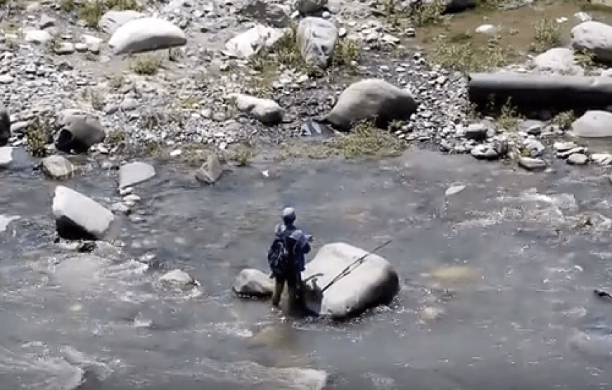 Fishing experience in manali