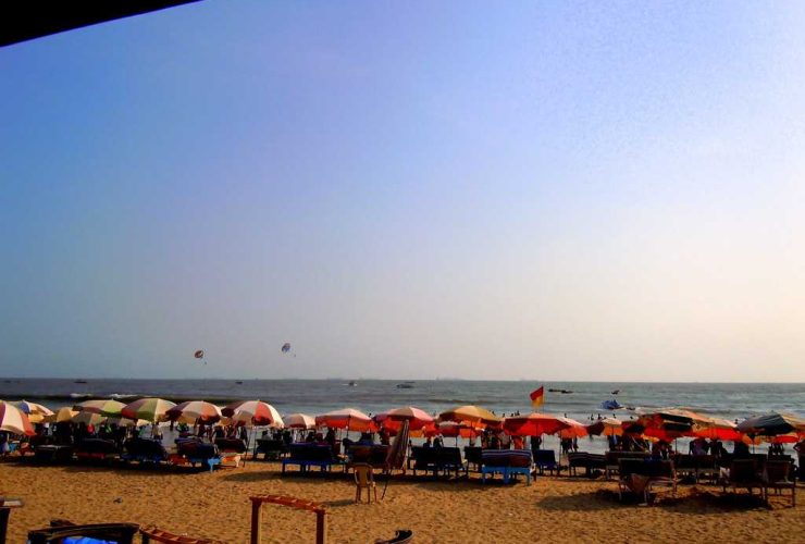 Baga Beach in North Goa